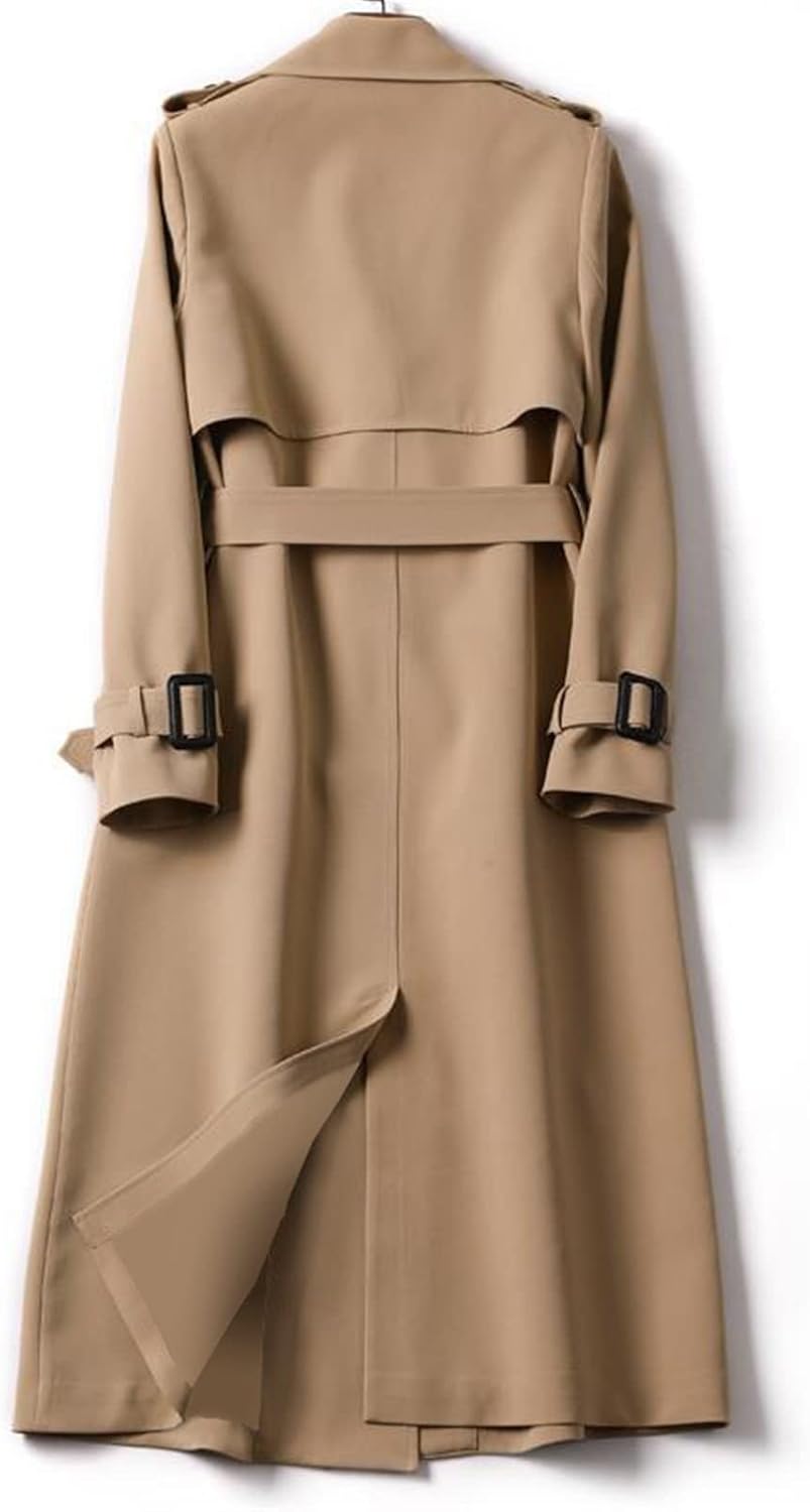 PROPFE Women's Korean Style Trench Coat